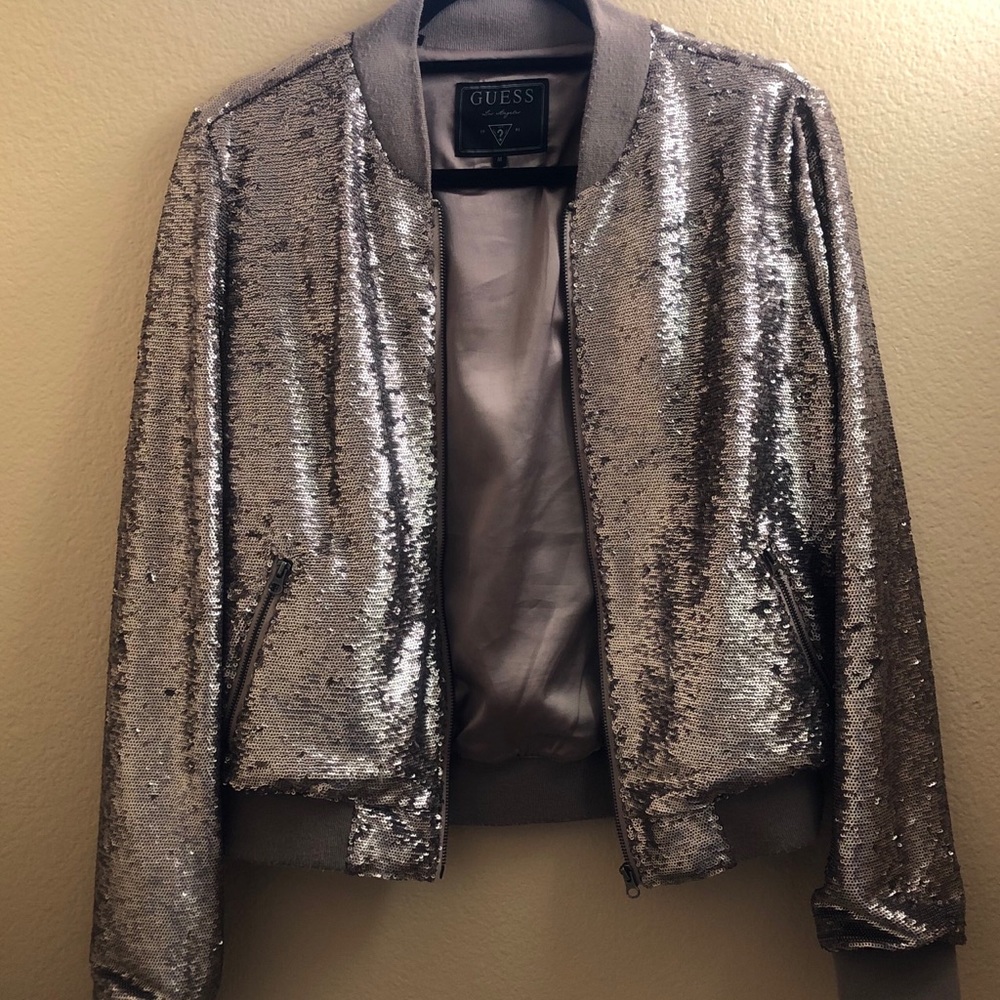 Guess sequins jacket size M
